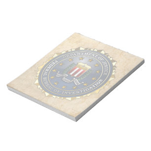 Bloco De Notas Emblema do FBI