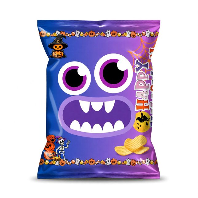 Bloco De Notas Embrulhos de Sacos de Batata Chips do Monstro de H (Criador carregado)