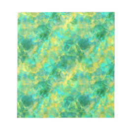 Bloco De Notas Emerald Green Crumpled Texture