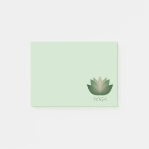 Bloco De Notas Emerald Yoga Lotus Flower