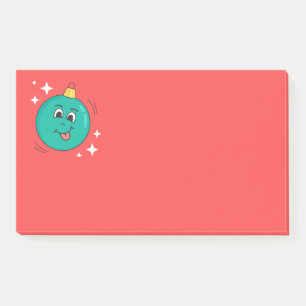 Bloco De Notas emoji de Natal sorriso