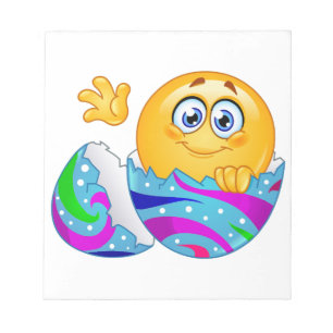Bloco De Notas Emoji de ovo de Páscoa