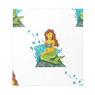 Bloco De Notas emoji mermaid