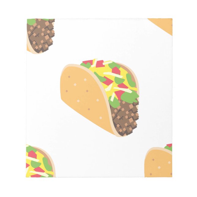 Bloco De Notas emoji taco (Frente)