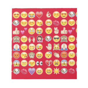 Bloco De Notas emoji vermelho