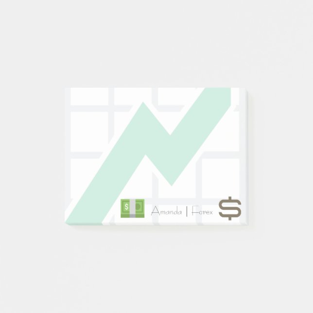 Bloco De Notas Emojis de finanças profissionais (Frente)