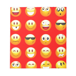 Bloco De Notas emojis vermelhos