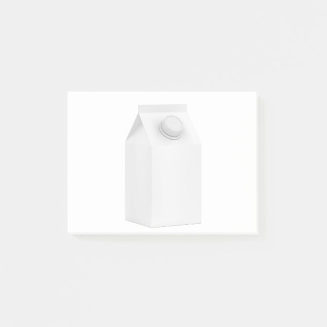 Bloco De Notas Empacotamento vazio para o leite (Frente)