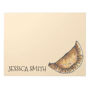 Bloco De Notas Empanada Personalizada Foodie Empanadas Comida