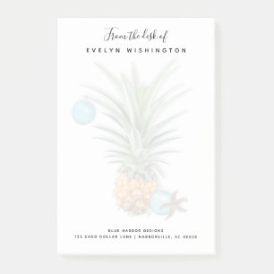 Bloco De Notas Empresa de abacaxi festivo