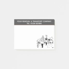 Bloco De Notas Empresa Logística, Transportes e Remoções