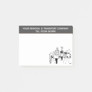 Bloco De Notas Empresa Logística, Transportes e Remoções