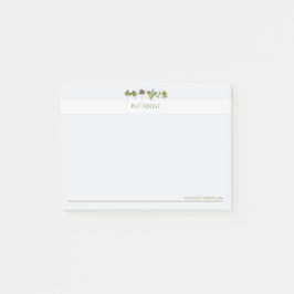 Bloco De Notas Empresas Botânicas