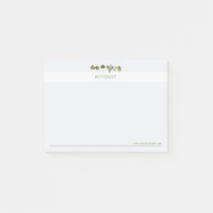 Bloco De Notas Empresas Botânicas