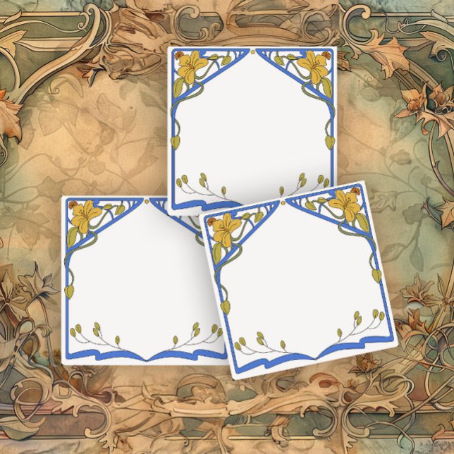 Bloco De Notas Encantador Art Nouveau  (Criador carregado)