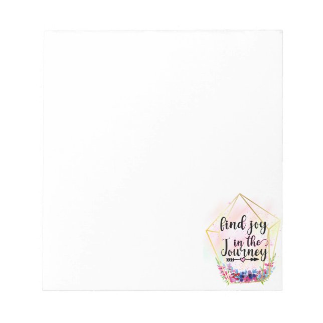 Bloco De Notas Encontre A Alegria Na Viagem (Frente)