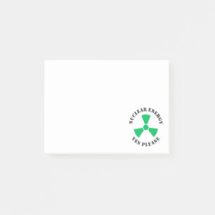 Bloco De Notas Energia Nuclear, Sim, Por Favor, Convite À Energia