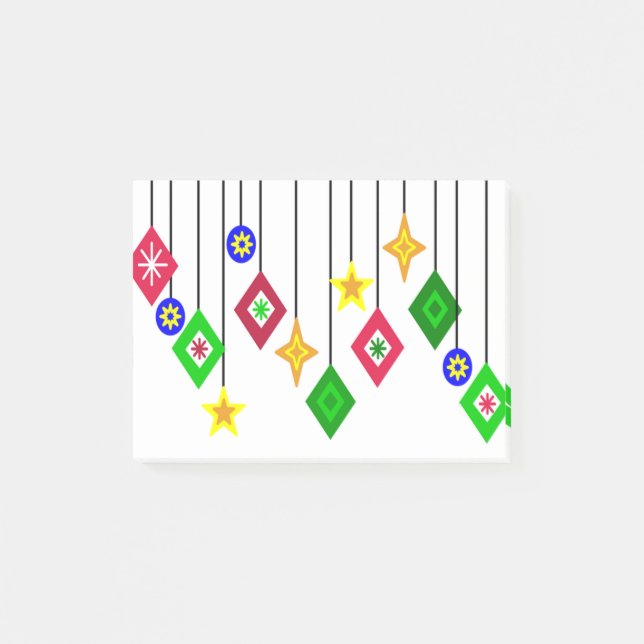 Bloco De Notas Enfeites de natal (Frente)