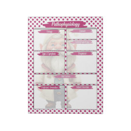 Bloco De Notas Enfermagem Roxa do Dr. Gnome - Temp. Patofisiologi