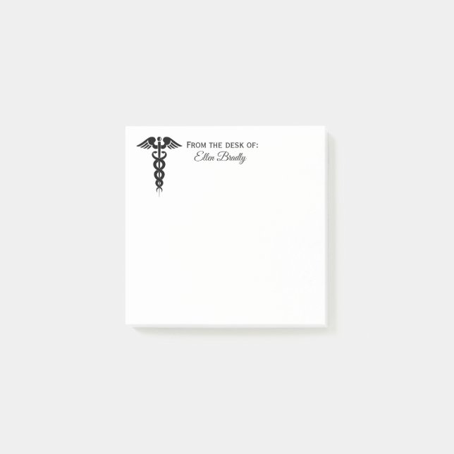 Bloco De Notas Enfermeira da mesa de postas personalizadas (Frente)