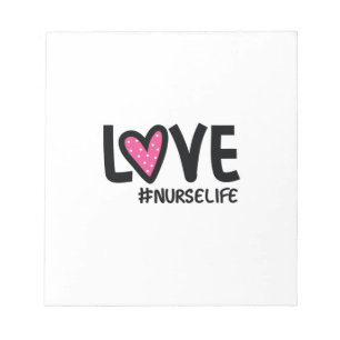 Bloco De Notas Enfermeira Gift Love Nurselife