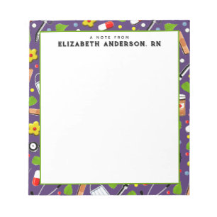 Bloco De Notas Enfermeira Personalizada