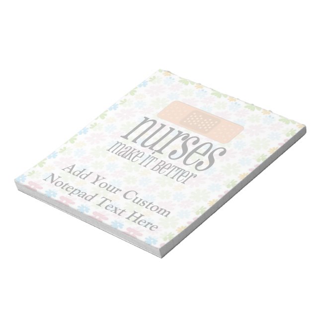 Bloco De Notas Enfermeiras Melhoram, Bandage (Invertido)