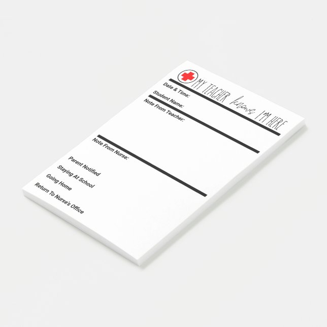 Bloco De Notas Enfermeiro Pass para qualquer Estabelecimento Esco (Inclinado)