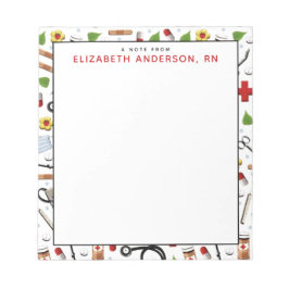 Bloco De Notas Enfermeiro Personalizado