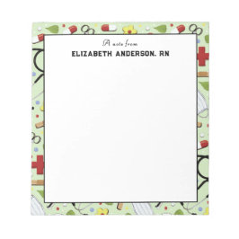 Bloco De Notas Enfermeiro Personalizado