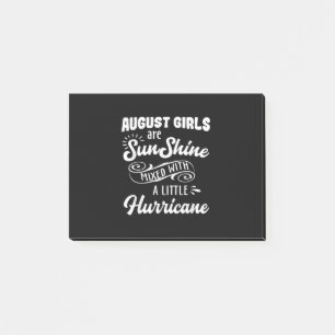Bloco De Notas Engraçado August Birthday Shirts Dons
