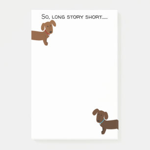 Bloco De Notas Engraçado Dachshund Lover