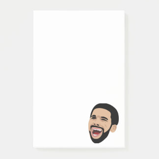 Bloco De Notas Engraçado Drake chorando, meme artístico engraçado