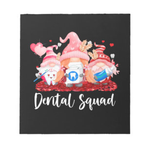 Bloco De Notas Engraçado Gnomo Dental Squad Leprechaun Dentista