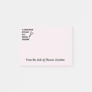 Bloco De Notas Engraçado Hairdresser, Engraçado Hairstylist Bar