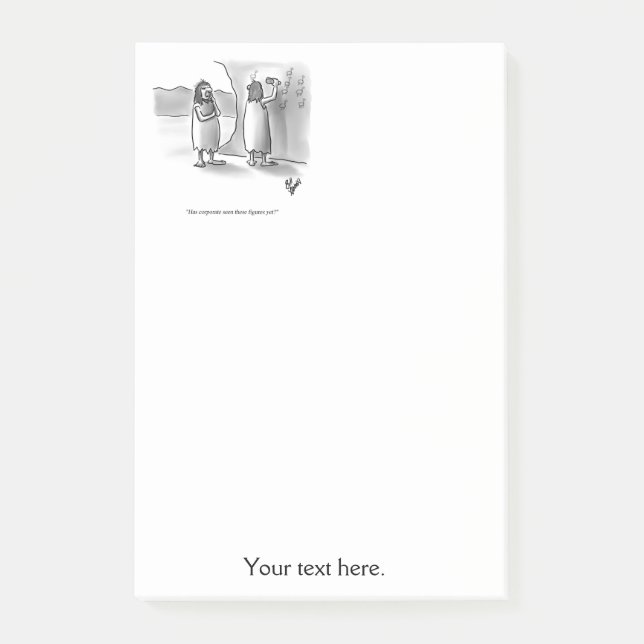 Bloco De Notas Engraçado humor comercial (Frente)