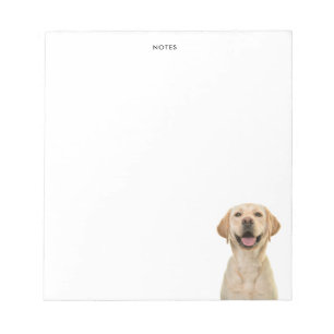 Bloco De Notas Engraçado Labrador Retriever Dog Nome Personalizad
