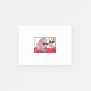 Bloco De Notas Engraçado Lula Meme com óculos Sunitas