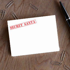 Bloco De Notas Engraçado Papais noeis Secretos de Natal Postam as