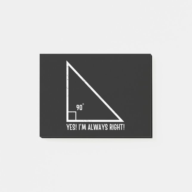 Bloco De Notas Engraçado Professor de Matemática/Matemática (Frente)