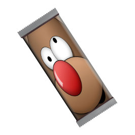 Bloco De Notas Engraçado Reindeer de Natal Bares de doces Prados 