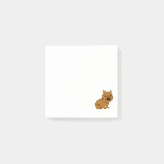 Bloco De Notas Engraçado Wombat Arte Primitiva