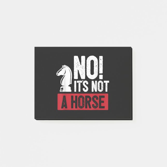 Bloco De Notas Engraçado Xess King Castling Design (Frente)