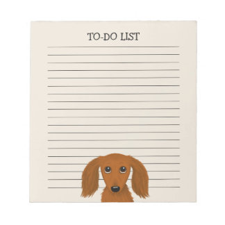 Bloco De Notas Enrolação de Lover-do-Cachshund Dachshund