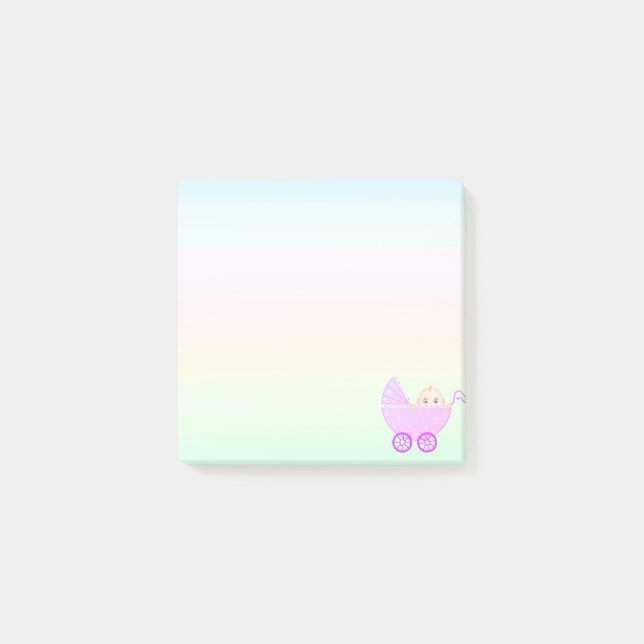 Bloco De Notas Enrolador de Bebê Bonito (Frente)