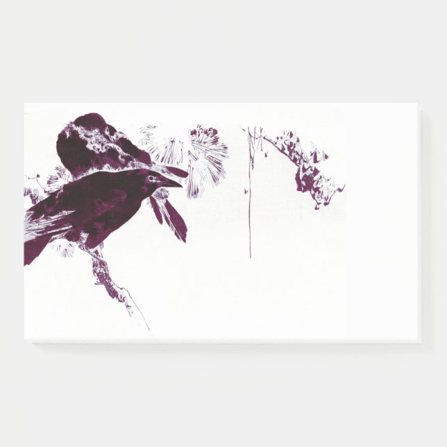 Bloco De Notas Enterrados nas Árvores Os Ravens (Frente)