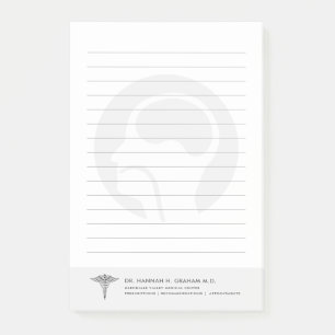 Bloco De Notas ENVIO Médico auricular Ligado Personalizável