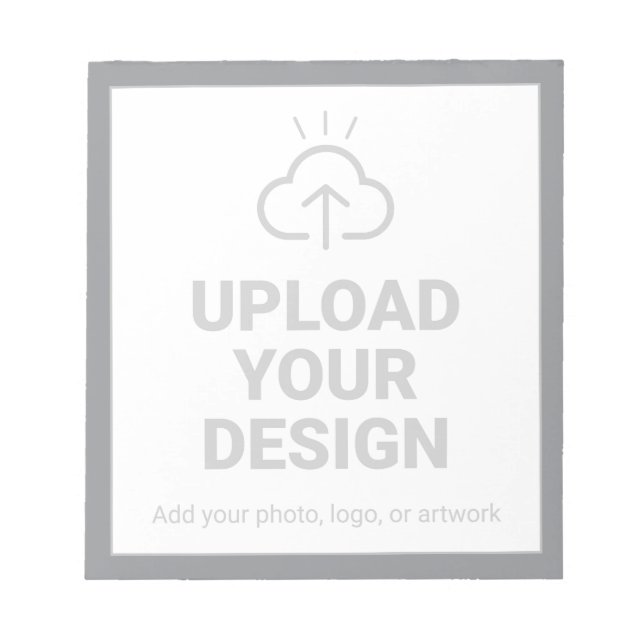 Bloco De Notas Envio Personalizado do Seu Design (Frente)
