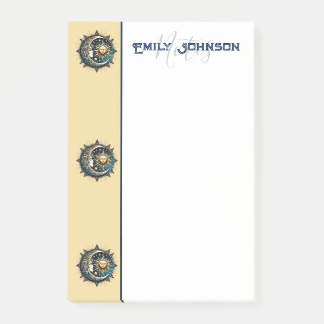 Bloco De Notas Equilíbrio Celestial (Frente)