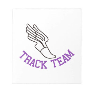 Bloco De Notas Equipe de Atletismo